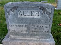 Agler, Clarence O. and Calista A